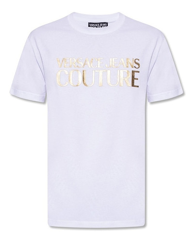 Playera Versace Jeans Couture Laminate Print Logo Original