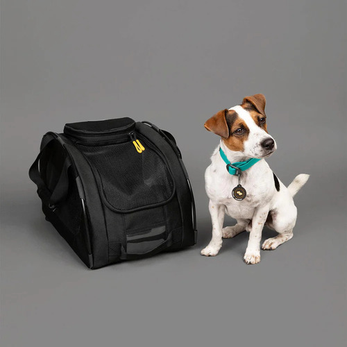 Mochila Viajera Meridian Dog Carrier Raven Negra 41.2x28.5