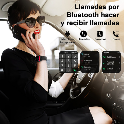 Reloj Smartwatch Inteligente Iowodo W13 Smart Watch Para Mujer Hombre Con Llamada Bluetooth Impermeable Notificación Alexa