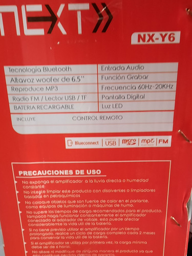 Corneta Amplificadora De 6.5 Con Paral