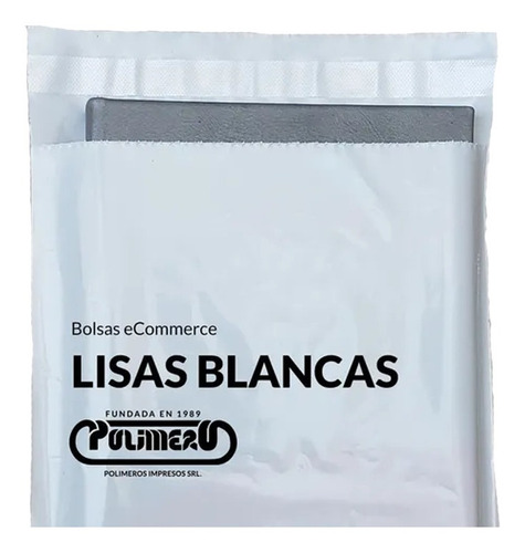 Bolsa Envío E Commerce Blanca Lisa X100 Unidades 50x60 +5