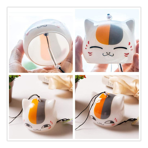 Zx 3 Sinos De Vento Japoneses Sinos De Vento De Gato Fofos