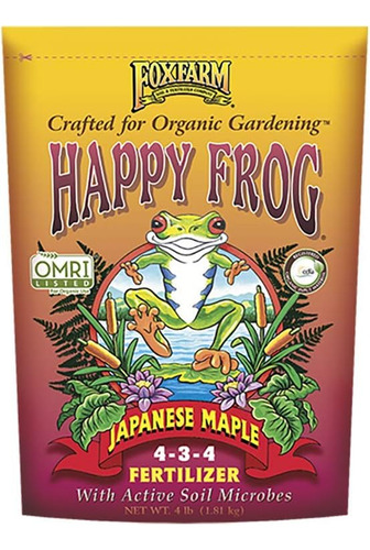 Happy Frog Fertilizante Orgánico De Arce Japonés Para Pla