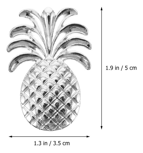Pomos De Puerta Con Forma De Piña Y Dibujos Animados, 2 Unid
