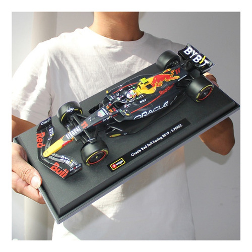 Coche Fundido A Presión 1/18 Rb19 Buburago 2023 Redbull #11