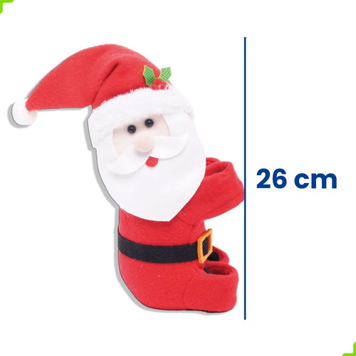 Papai Noel Abraço Decorativo Boneco De Neve Árvore De Natal