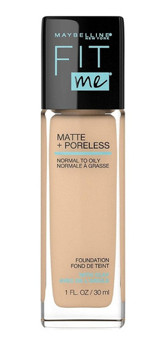 Base De Maquillaje Piel Mixta/grasa Fit Me Matte Maybelline