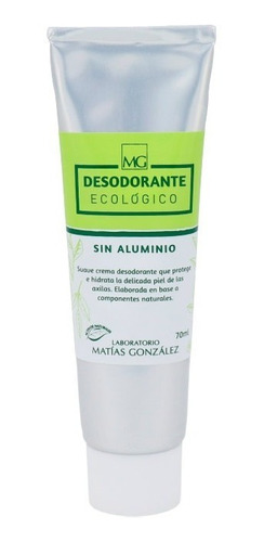 Imagen 1 de 9 de Desodorante Natural Ecológico Sin Aluminio Matías González