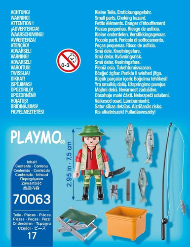 Imagen 4 de 5 de Playmobil 70063 Pescador Original