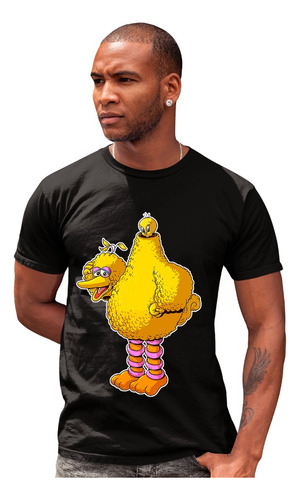 Playera Manga Corta De Piolin Disfrazado De Big Bird