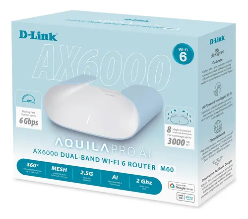 Enrutador Wifi De 6 Mallas D-link Ax6000 | Cobertura De Más