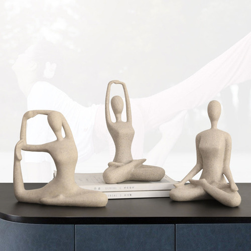 Adornos De Resina Con Forma De Pose De Yoga