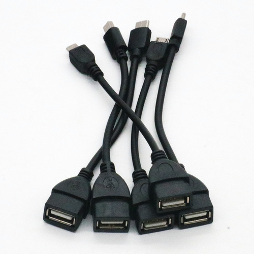 Cable Otg Datos V8 Micro Usb Macho A Usb 3.0 Hembra