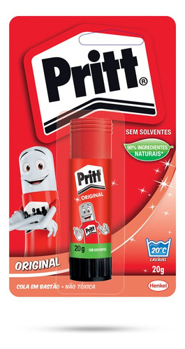 Cola Bastão Pritt 20 Gramas Transparente