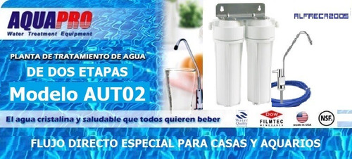 Filtro Para Agua De 2 Etapas Aquapro Au2 Casa Y Aquarios