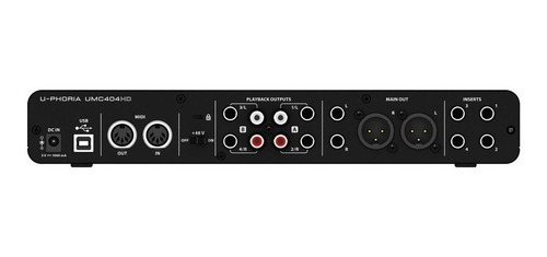 Interface de áudio Behringer U-Phoria UMC404HD 100V/240V