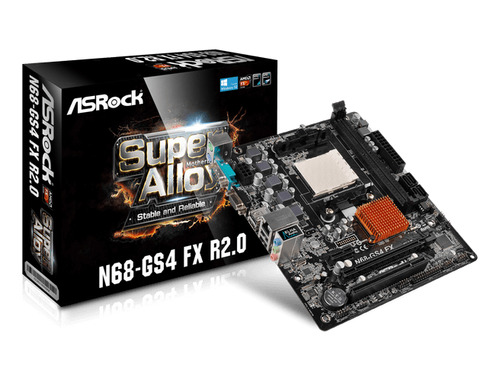 Motherboard Amd Asrock N68 Gs4/usb3 Fx Am3+   Nuevas 