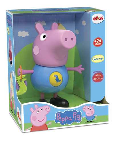 Boneco George Com Atividades Peppa Pig Elka