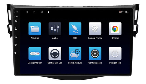 Multimidia Rav4 06/13 9p Adak G2 Android Carplay 2gb 64gb