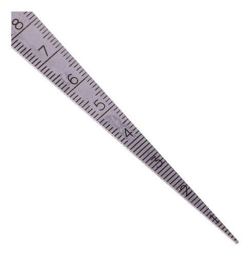 Calibre Cónico Métrico De Acero Inoxidable Endurecido