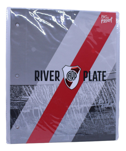 Carpeta N3 Dos Tapas Escolar 19.5x24 River Plat Ppr 