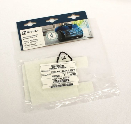 Kit De Filtros P/ Aspirador De Pó Son10 Original Electrolux