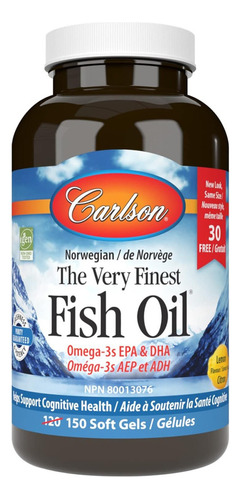 Aceite De Pescado Ultra Refinado Omega 3 Epa Dha 150 Cap