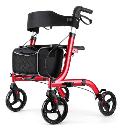 Rinkmo Rollator Walkers For Seniors With Seat 8  