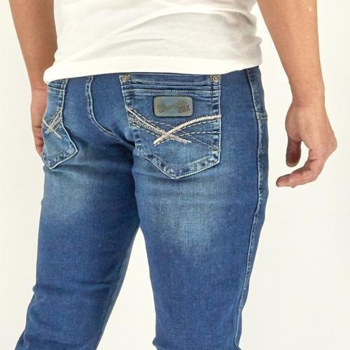 Imagen 5 de 6 de Jeans Vaquero Wrangler Hombre Skinny G44