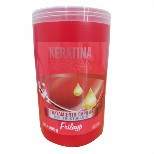 Imagen 2 de 7 de Baño De Crema Keratina Argan 1k