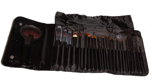 Set 22 Piezas + Estuche Pinceles Brochas Maquillaje.