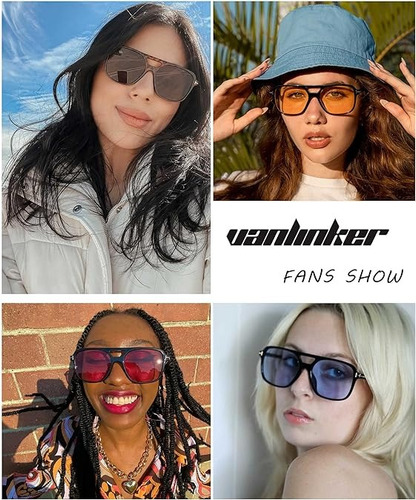 2pcs Gafas De Sol Vintage Lentes Sol Hombre De Sol Mujer