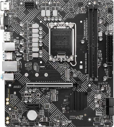 Msi Pro H610m-g Ddr4 Gen De Placa Base Intel Core, Lga 1700