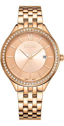 Reloj Loix Mujer L1220-2 Oro Rosa Con Tablero Oro Rosa