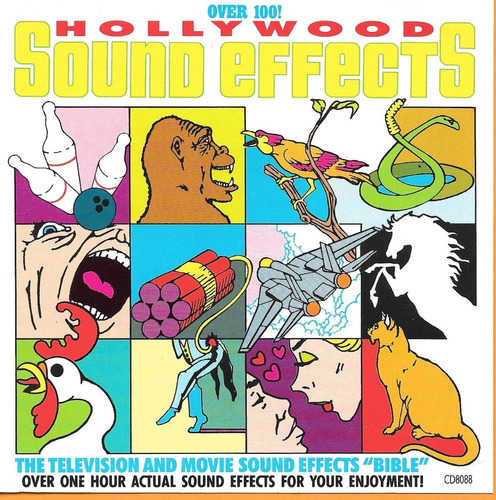 Efectos Sonido Hollywood Sound Efects + More Hollywood 2 Cd