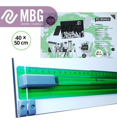 Imagen 5 de 9 de Tablero Dibujo Pizzini 40x50 C/atril 6 Posiciones+productos