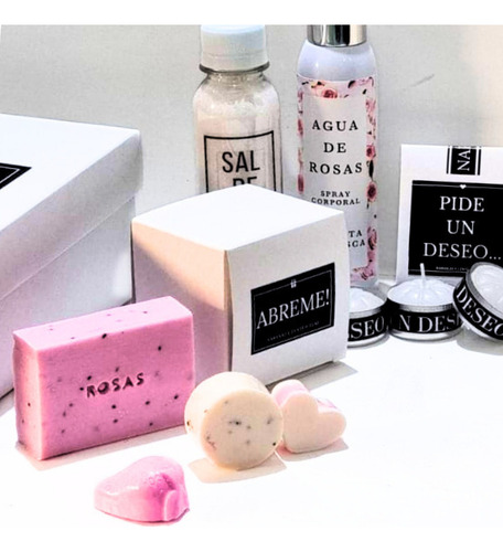 Kit Spa Rosas! Hidratación, Humectación Y Relax!