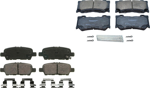 Jgo Completo Balatas Cerámicas Infiniti M56 12/13