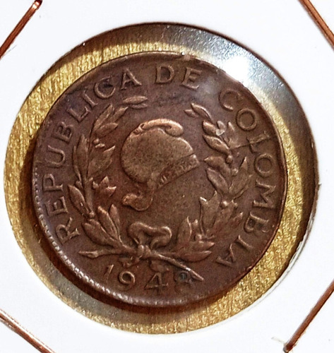 2 Monedas Colombia 2 Centavos 1948 B Var 1 Y Var 2 (#1)