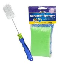 Comprar Cepillo Esponja Limpieza Barrotes Jaulas Pajaros Canarios Color Azul