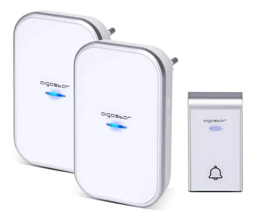 Imagen 1 de 6 de Timbre Inalámbrico Puerta Exterior Indicador Led Impermeable