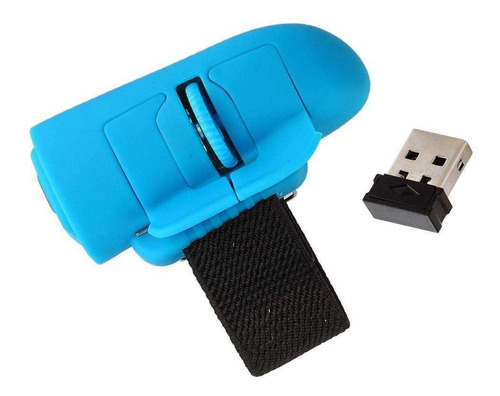 Ratón De Dedo Óptico Portátil Usb De 2,4 Ghz Para Portátil [