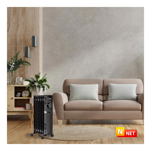 Radiador eléctrico James RA 1500 W G2 negro 220V