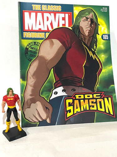 Eaglemoss Marvel Doc Samson #105 Plomo Importado + Revista