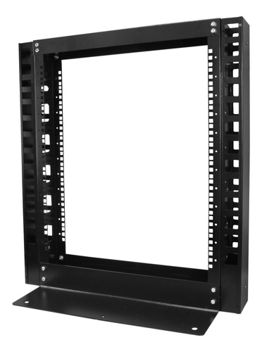 Rack Coluna 12u Para Servidores Com Guias E Pintura Preta