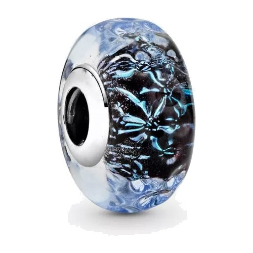 Charm Dije Cristal Murano Plata 925