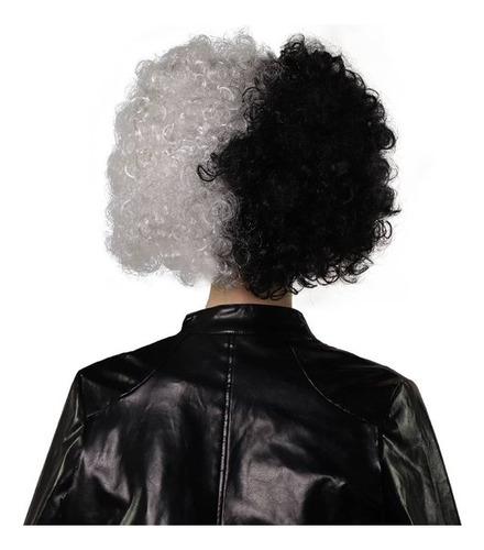 Peluca Cruella De Vil Disfraz Halloween Unitalla