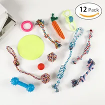 Comprar Set 12 Juguetes Mascota Perro Disco, Pelota, Cuerda Y Otros.