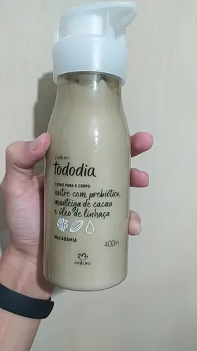 Creme Hidratante Natura Tododia Macadâmia & Algodão cada