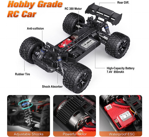 Carro De Corrida Haiboxing, Carro De Controle Remoto 1:18 Ha